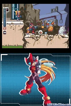 Mega Man Zero Collection (USA) screen shot game playing